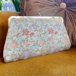 Floral Tapestry Clutch